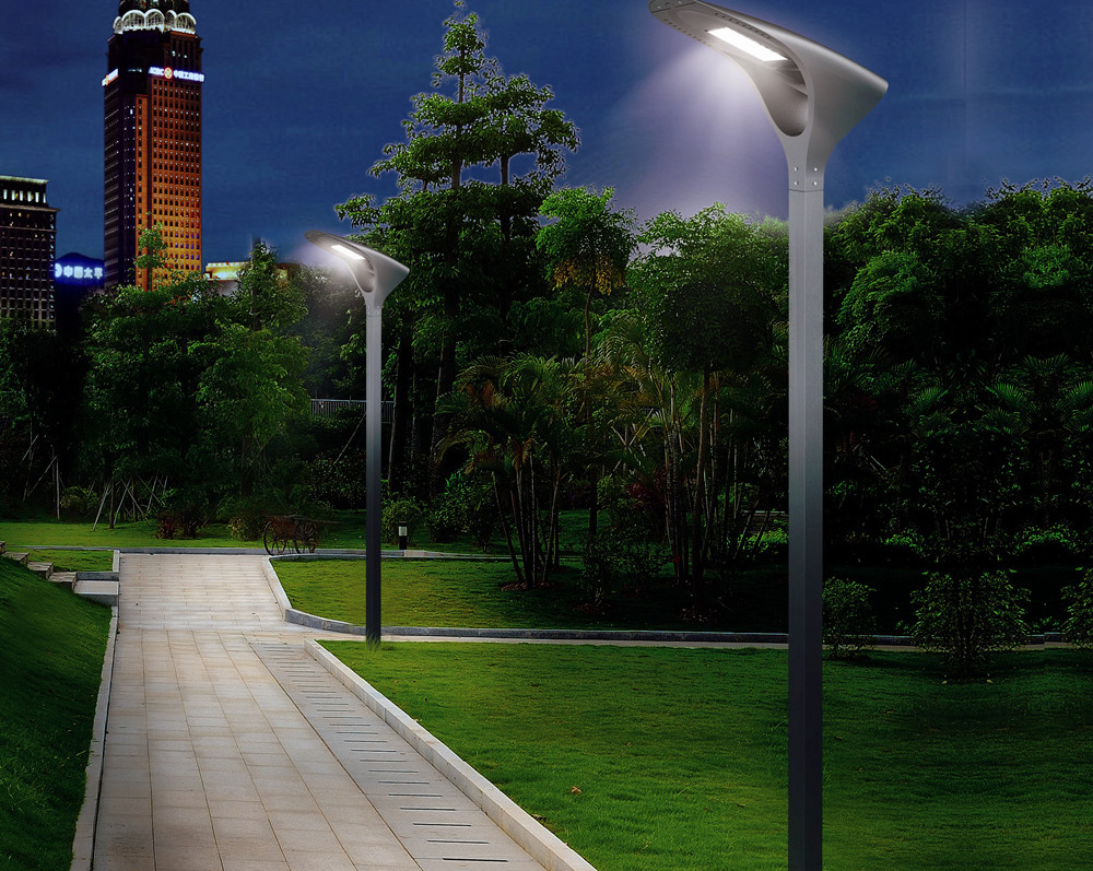 西安某公园LED路灯庭院灯案例展示